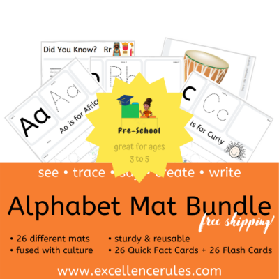 AES Alphabet Mat Bundle SV